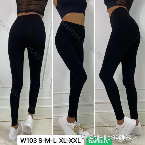 Women's long bamboo leggings (S-2XL) TURKISH FASHION TMWL21W103