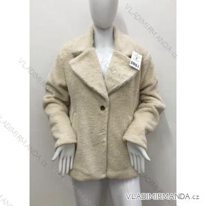 Women's long flannel jacket long sleeve (S / M ONE SIZE) ITALIAN FASHION IMWM217228