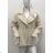 Women's long flannel jacket long sleeve (S / M ONE SIZE) ITALIAN FASHION IMWM217228
