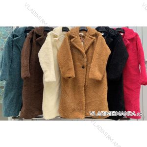 Women's long flannel jacket long sleeve (S / M ONE SIZE) ITALIAN FASHION IMWM217228