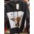 Women's Hooded Long Sleeve Dress (S / M ONE SIZE) ITALIAN FASHION IM821202