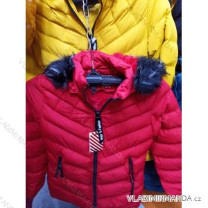 Winter hooded coat for girls and boys (134-164) NATURE TM221A-1665B