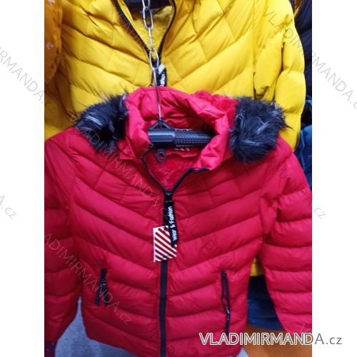 Winter hooded coat for girls and boys (134-164) NATURE TM221A-1665B
