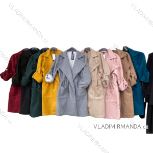 Fleece coat long sleeve zipper hooded women's oversized (XL / 2XLONE SIZE) ITALIAN FASHION IMD211123