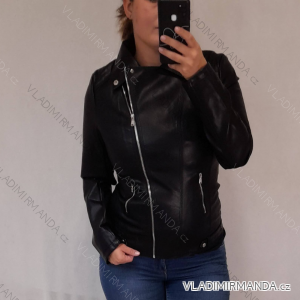 Short jacket imitation leather women's oversized (2xl-6xl) LANMAS ITALIAN MODA IM9182925