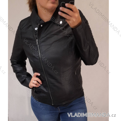 Women's Leatherette Jacket (2x1-5xl) S. West MA19015