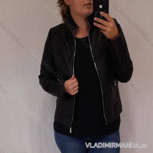 Women's Leatherette Jacket (2x1-5xl) S. West MA19015