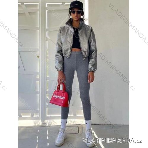 Bunda dlouhý rukáv dámská (S/M ONE SIZE) ITALSKÁ MÓDA IMM2183296