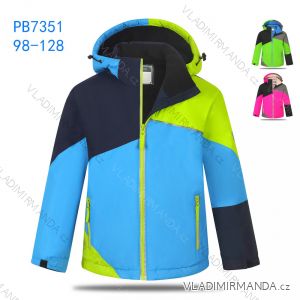 Autumn children's hooded jacket for girls (98-128) KUGO KM9924