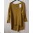 Women's Sweater Long Long Sleeve Knitted Dress (L / XL ONE SIZE) ITALIAN FASHION IM721314