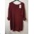 Women's Sweater Long Long Sleeve Knitted Dress (L / XL ONE SIZE) ITALIAN FASHION IM721314