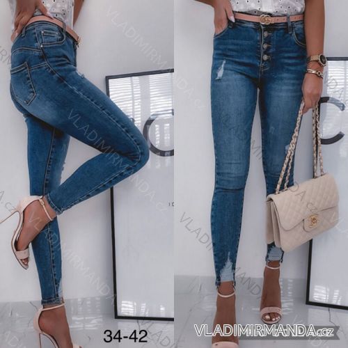 Rifle jeans dlouhé dámské (30-38) JEANS JAW21255