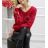 Blouse long sleeve with ruffles women (UNI S / L) ITALIAN FASHION IMK20159