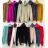 Blouse long sleeve with ruffles women (UNI S / L) ITALIAN FASHION IMK20159