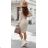 Women's Elegant Long Sleeve Dress (S / M ONE SIZE) ITALIAN FASHION IMWE217368