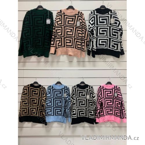 Blouse long sleeve with ruffles women (UNI S / L) ITALIAN FASHION IMWG20113