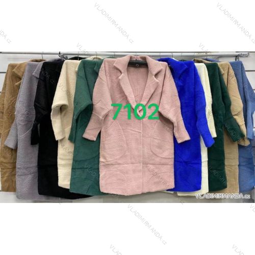 Zip Hooded Jacket Long Sleeve Women's Plus Size (3XL-8XL) POLISH FASHION PMWT21T21-69