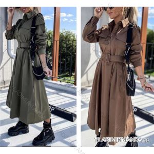 Women's Long Shirt Long Sleeve Dress (S / M ONE SIZE) ITALIAN FASHION IMWA217236