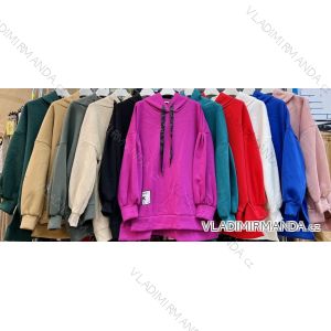 Women's Long Sleeve Hoodie (S / M ONE SIZE) ITALIAN FASHION IMWA217322