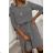 Women's Long Sleeve Hoodie Dress (S / M ONE SIZE) ITALIAN FASHION IMWA216095