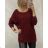 Women's long sleeve sweater (uni s / m) ITALIAN FASHION TM922STAR purple M / L