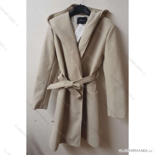 Women's fleece coat (S / M ONE SIZE) ITALIAN FASHION IMM211508 béžová S / M