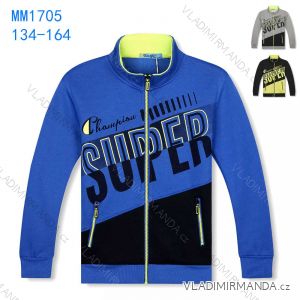 Sweatshirt warm warm-up girl zip (134-164) KUGO M2513