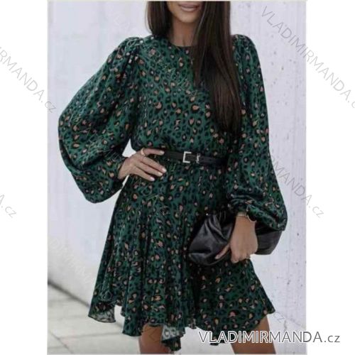 Women's Elegant Long Sleeve Dress (S / M ONE SIZE) ITALIAN FASHION IMWM217234