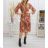Summer Shirt Dress Long Sleeve Oversize Women's (S / M ONE SIZE) ITALIAN FASHION IMWM216078