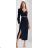 Women's Long Summer Long Sleeve Dress (S / M ONE SIZE) ITALIAN FASHION IMWG216100
