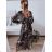 Women's Long Sleeve Dress (S / M ONE SIZE) ITALIAN FASHION IMWG216877