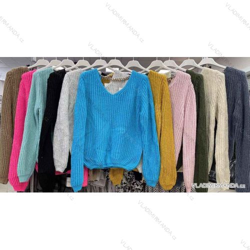 Women's Long Sleeve Sweater (S / M ONE SIZE) ITALIAN FASHION IMWA216590