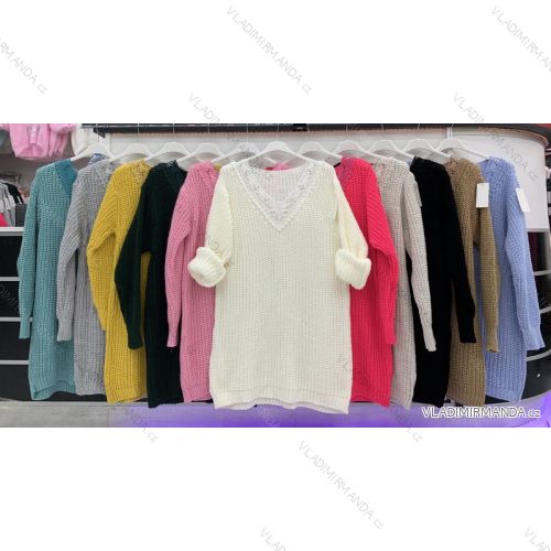 Women's Long Sleeve Sweater (S / M ONE SIZE) ITALIAN FASHION IMWA216590