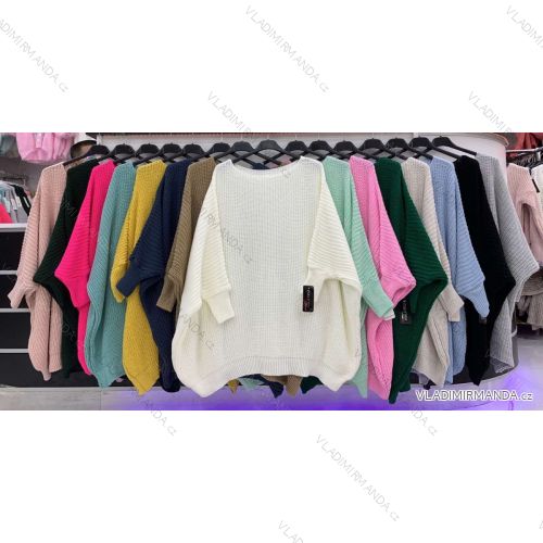 Women's Long Sleeve Sweater (S / M ONE SIZE) ITALIAN FASHION IMWA216590