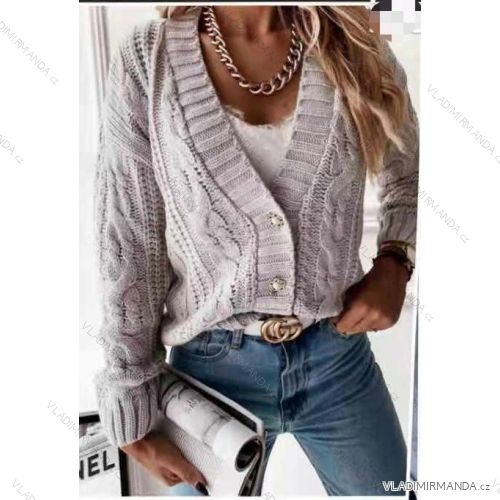 Blouse long sleeve with ruffles women (UNI S / L) ITALIAN FASHION IMWG20113