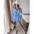 Women's long-sleeved fleece coat (S / M ONE SIZE) ITALIAN FASHION IMWY217671