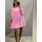 Dress sweater long sleeve ladies (uni sl) ITALIAN Fashion IM2188150 L / XL pink