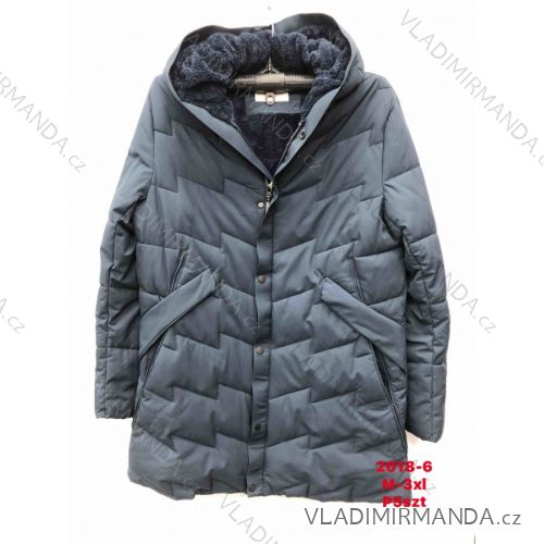 Bunda s kapucí dlouhý rukáv dámská (S-2XL) ITALSKÁ MÓDA HKW21205