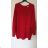Sweater oversize long sleeve women (2XL / 4XL ONE SIZE) ITALIAN MODA IM721300 Royal blue 2XL / 4XL
