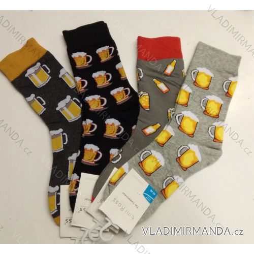 Socks classic light picture beer / wine motif (35 / 39-39 / 43) ECC-2962-61