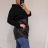 Mikina oversize balvněná dlouhý rukáv s kapucí dámská koženka (XL/2XL ONE SIZE) ITALSKÁ MÓDA IMW21047/DR black xl/2xl one size