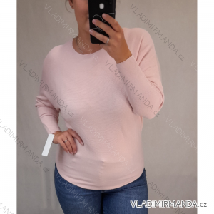 Women's thin long sleeve bat sweater (M / L ONE SIZE) ITALIAN FASHION IMW21247 / DR