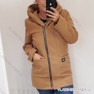 Women's fleece zip hooded coat (L / XL ONE SIZE) ITALIAN FASHION IMP21158