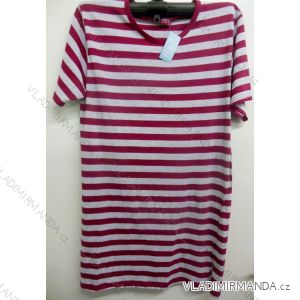T-Shirt Short Sleeve Men's Cotton Oversized Striped (m-3xl) HAF W-206
