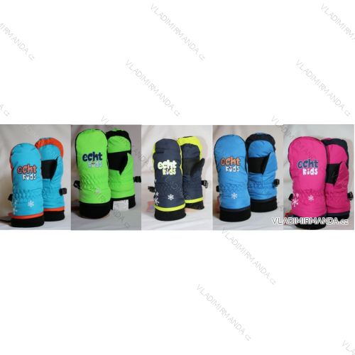 Mittens ski gloves for girls and boys (3-8 years) ECHT ECHT19C063-1/D