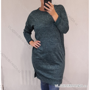 Šaty teplé dlouhý rukáv dámská (L/XL ONE SIZE) ITALSKá MóDA IM421MIA
