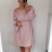 Women's Elegant Long Sleeve Dress (L / XL ONE SIZE) ITALIAN FASHION IM321561