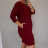 Classic dress short sleeve women (2XL) ITALIAN FASHION IM321245 / DR 2XL Emerald