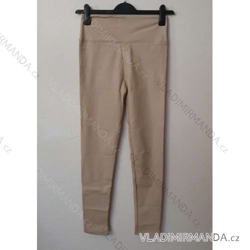 Women's warm leatherette leggings (S, M, L, XL ONE SIZE) ITALIAN FASHION IMWK21K8378