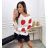 Blouse long sleeve with ruffles women (UNI S / L) ITALIAN FASHION IMWG20113